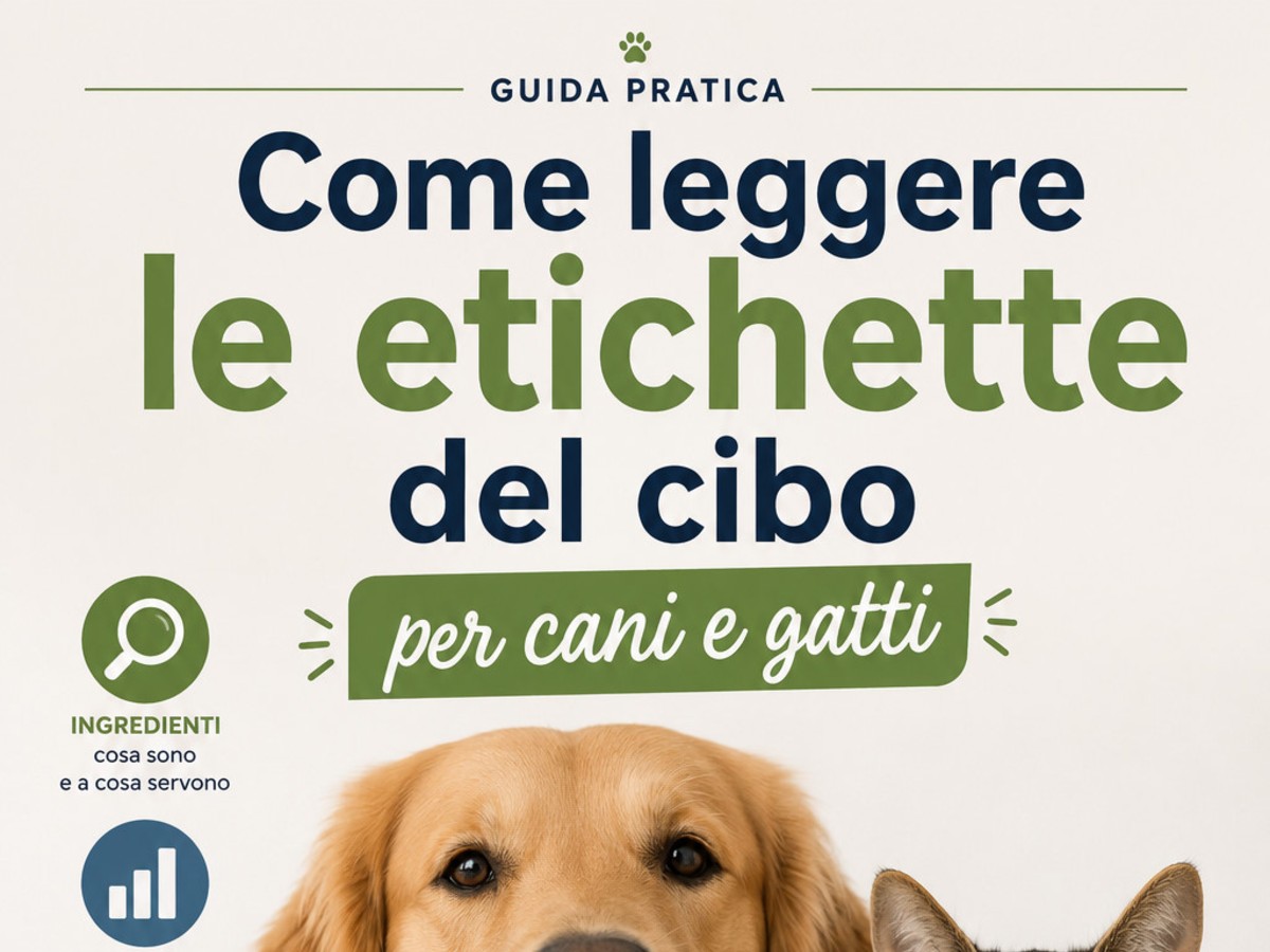 Come leggere le etichette del cibo per cani e gatti